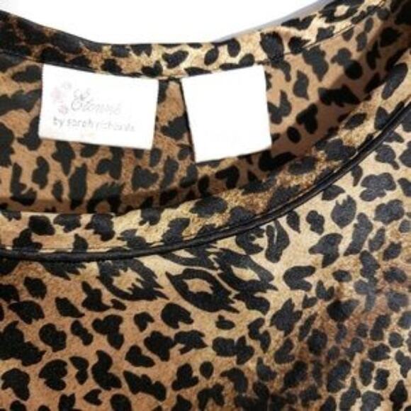 Cheetah Print Sleeveless Tank Top Blouse Plus Size 26/28W - Picture 12 of 12